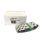 Load image into Gallery viewer, Zipper Branded 2 x 2 Black Leaf Bags