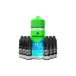 Load image into Gallery viewer, 0mg Crystalize Bar Salts 120ml Longfill (50VG/50PG) + 6x Free 20mg Nicotine Shots 10ml