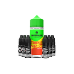 Load image into Gallery viewer, 0mg Crystalize Bar Salts 120ml Longfill (50VG/50PG) + 6x Free 20mg Nicotine Shots 10ml