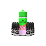 Load image into Gallery viewer, 0mg Crystalize Bar Salts 120ml Longfill (50VG/50PG) + 6x Free 20mg Nicotine Shots 10ml