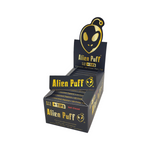 Load image into Gallery viewer, 50 Alien Puff Black & Gold 1 1/4 Size Unbleached Brown Papers + Tips ( HP101 )