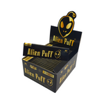 Load image into Gallery viewer, 33 Alien Puff Black & Gold Super King Size Unbleached Brown Rolling Papers ( HP2104AP )