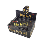 Load image into Gallery viewer, 12 Alien Puff Black & Gold King Size 24K Gold Rolling Papers ( HP175AP )