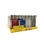 Load image into Gallery viewer, 40 Clipper D48 Classic Flint Painted Metallic 3 Lighters - CL2A2268UKH