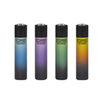 Load image into Gallery viewer, 40 Clipper D48 Classic Flint Black Triple Gradient Lighters - CL2A261BCH