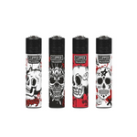 Load image into Gallery viewer, 40 Clipper CP11RH Classic Graffiti Skulls Flint Lighters - CL3C1626