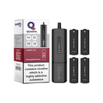 Load image into Gallery viewer, 20mg Quadro 2.4K Pod Vape Kit 4 in 1 Black Series 2400 Puffs