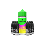 Load image into Gallery viewer, 0mg Crystalize Bar Salts 120ml Longfill (50VG/50PG) + 6x Free 20mg Nicotine Shots 10ml