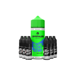 Load image into Gallery viewer, 0mg Crystalize Bar Salts 120ml Longfill (50VG/50PG) + 6x Free 20mg Nicotine Shots 10ml