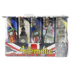 Load image into Gallery viewer, 25 x 4Smoke Wind-Proof Printed Lighters - 218WE