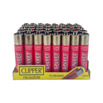 Load image into Gallery viewer, 40 Clipper SPLYFT Pink Large Classic Refillable Lighters