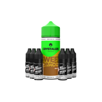 Load image into Gallery viewer, 0mg Crystalize Bar Salts 120ml Longfill (50VG/50PG) + 6x Free 20mg Nicotine Shots 10ml
