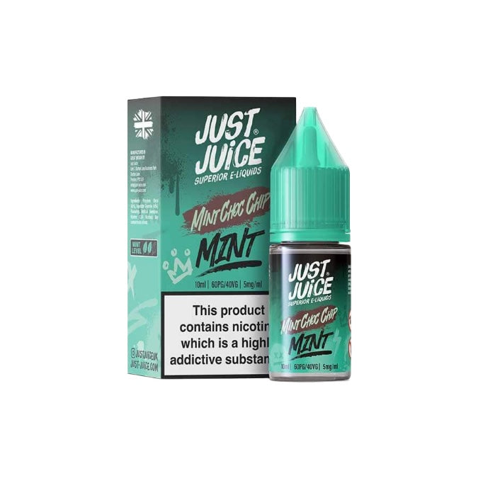 5mg Just Juice Mint 10ml Nic Salt (40VG/60PG)
