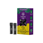 Load image into Gallery viewer, 600mg Darwin CBD Prefilled Replacement Pods 1200 Puffs - 2 Pcs
