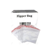 5 x Zipper Branded 25mm x 50mm Clear Bags